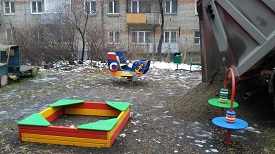Благоустройство детской площадки по адресу ул. Чкалова, 50